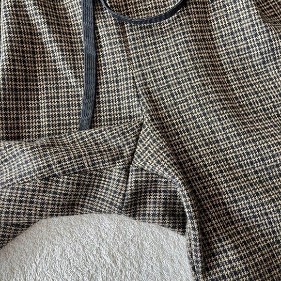 Cleo Houndstooth Slim Trousers with Drawstring Waist M - Picture 6 of 9